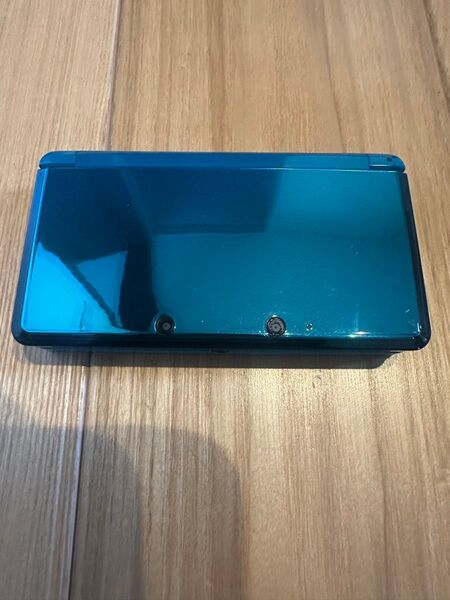 Nintendo 3DS 本体 アクアブルー (上下保護フィルム装着済み)