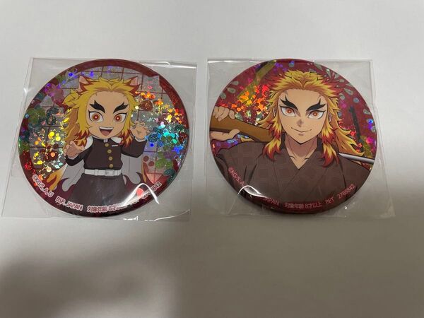 煉獄杏寿郎 鬼滅の刃 漆ノ章 in ナムコ ホログラム缶バッジ 等身 ミニキャラ