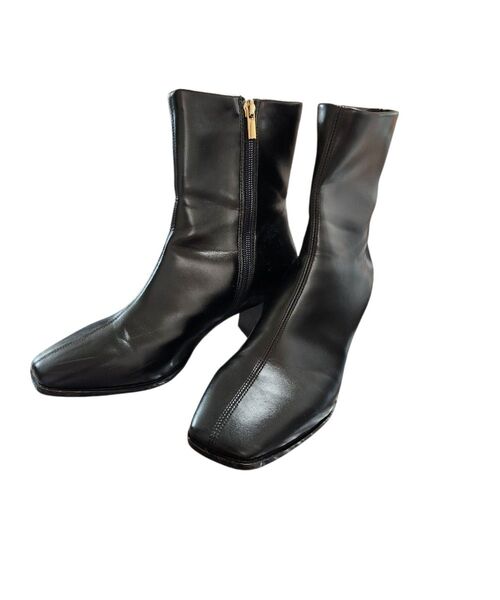 UNITED ARROWS GREEN LABEL RELAXINGショートブーツMサイズサイドジップ レディース