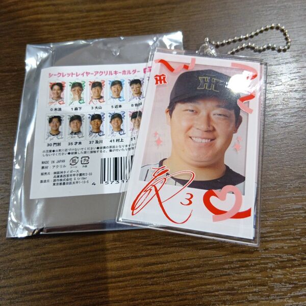 阪神タイガース2025 シークレット レイヤーアクリルキーホルダー 大山選手