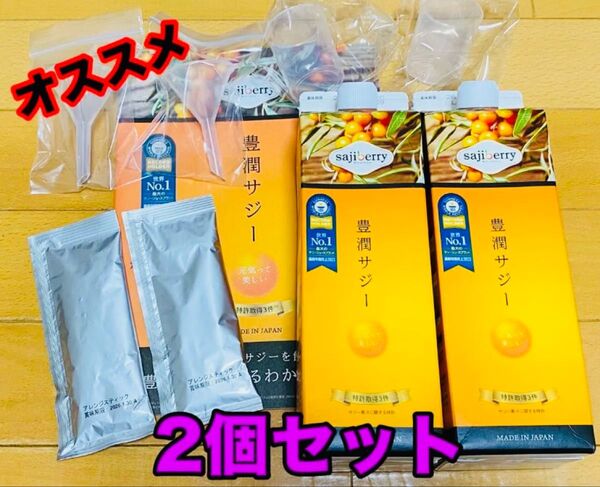 大人気!豊潤 サジー1000ml 2個 鉄分不足 貧血 新品未開封 アレンジスティック 50g 2個セット フィネス 夏バテ