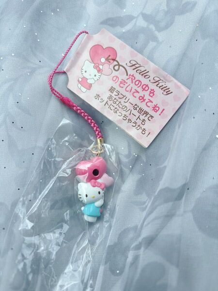 【激レア!!】ハローキティ ノゾキアナネツケ エンジェル 天使 のぞきあなねつけ ストラップ