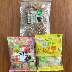 栗まんじゅう 寒天ゼリー