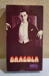 中古VHS　DRACULA / ドラキュラ(1931ver)　1985年MCA　ベラ.ルゴシ　　USA製?　　　売り切り　　 !!