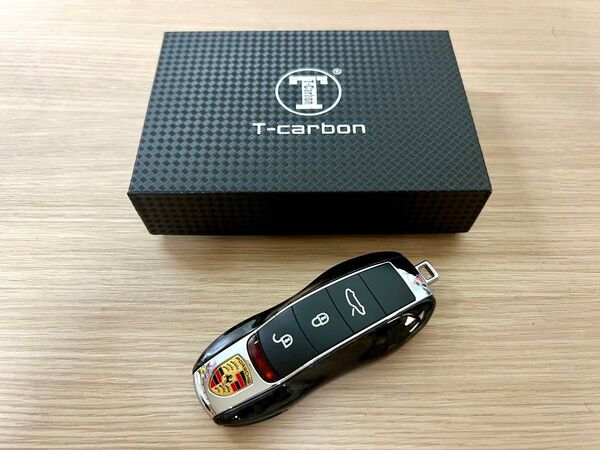 ポルシェ T-carbon カーボン キーカバー 991