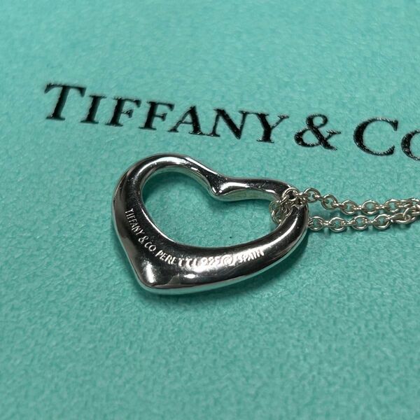 TIFFANY&Co. ティファニー ペレッティ 15mm オープンハート ネックレス 925