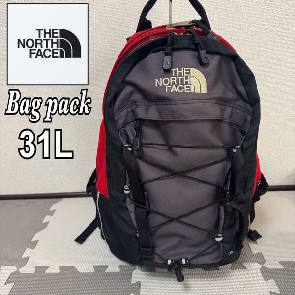 THE NORTH FACE ノースフェイス バックパック リュック リュックサック EQUIPMEN 31L ブラックレッド
