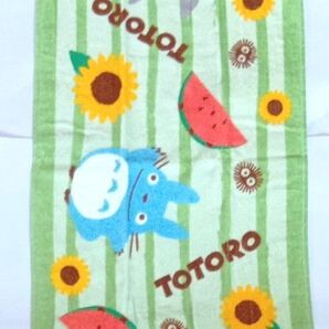 となりのトトロ ジュニアバスタオル グリーン系