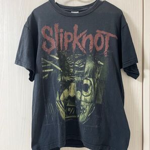 鬼フェード Slipknot Tシャツ スリップノット トライバル バンドTシャツ ロックTシャツ
