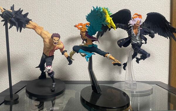 ワンピース 旧四皇No.2 3体セット マルコ カタクリ キング フィギュア 一番くじ 造形王