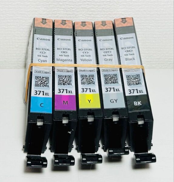 Canon キヤノン純正インクカートリッジ BCI-371XL 5色セット 大容量タイプ