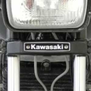 PAYPAY Z400GP GPZ400F2 Z550GP Z400FX 三ッ又 エンブレム セット 黒 フロント 三ッ又 カバー セット KAWASAKI ブラック