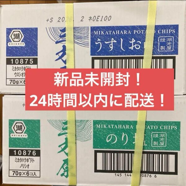 夏限定 三方原ポテトチップス 湖池屋 のり塩 うす塩セット