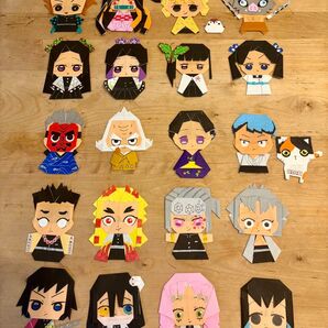鬼滅の刃 ハンドメイド 折り紙セット【20人+チュン太郎&茶々丸】