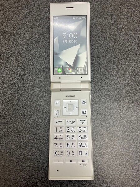 京セラ 702KC ホワイト DIGNOケータイ2 ガラケー KYOCERA