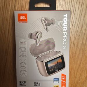 JBL TOUR PRO 3 完全ワイヤレスイヤホン シャンパンゴールド 美品