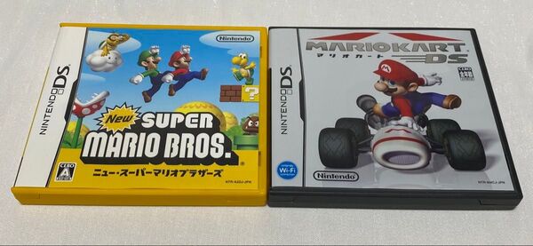 【動作確認済】マリオカートDS Newスーパーマリオブラザーズ 2本セット DSソフト