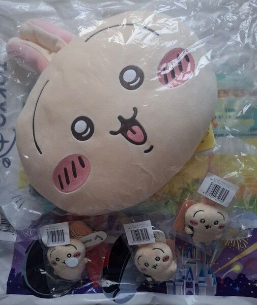うさぎだらけくじ B賞+E賞ぬいぐるみバッジ3点セット