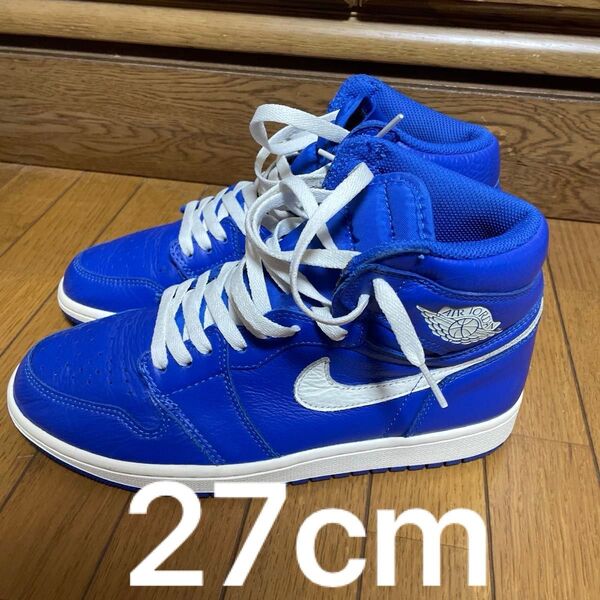 NIKE AIR JORDAN 1 RETRO HIGH "HYPER ROYAL"27cm