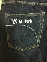 Y's At Work ヨウジ SPOTTED HORSE ジーンズ ブルー 中古良品 38_画像10