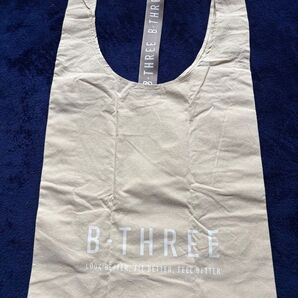 B-THREE エコバッグ リネン 帆布 ショッピングバッグ