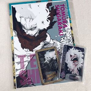 【新品】僕のヒーローアカデミア ヒロアカ 死柄木弔 志村転弧 ステータスカード 原画展 箔押しクリアカード アートカード