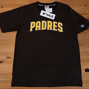 【新品・未使用・タグ付き】MLB サンディエゴパドレス Tシャツ L ブラウン PADRES メジャーリーグベースボール