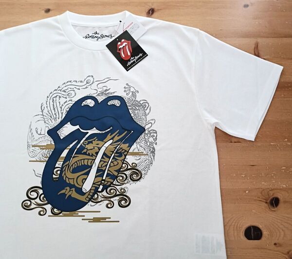 【新品・未使用・タグ付き】The Rolling Stones 和風ロゴ Tシャツ LL ローリングストーンズ BRAVADO