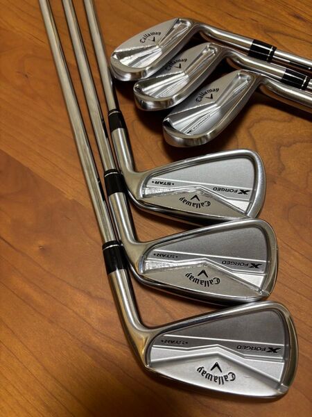 キャロウェイ X FORGED STAR アイアン 6本セット 5〜PW ダイナミックゴールド105 R300