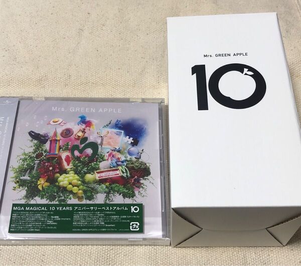 新品未開封 ミセスグリーンアップル Mrs. GREEN APPLE CD 通常盤 ベストアルバム10 タンブラー
