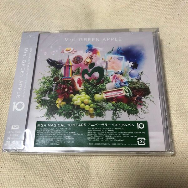 新品 ミセスグリーンアップル アニバーサリーベストアルバム10 CD MGA Mrs.GREEN APPLE 通常盤