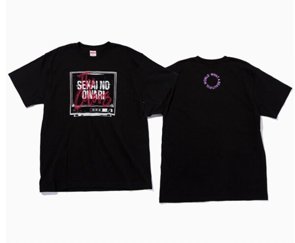 セカオワ ライブグッズ Tシャツ sekai no owari XLサイズ セカイノオワリ 半袖 半袖Tシャツ バンドTシャツ