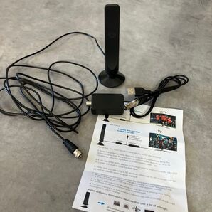 2024年強化モデル・信号増強 室内アンテナ Sattie テレビアンテナ 450KM 受信範囲 4K アンテナ 地デジアンテナ