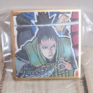 NARUTO ナルト 豆ガシャ 色紙 NARUTOP99 奈良シカマル