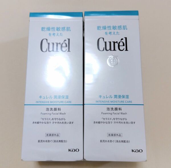 花王 キュレル 潤浸保湿 泡洗顔料 本体 (150mL)×2個セット curel