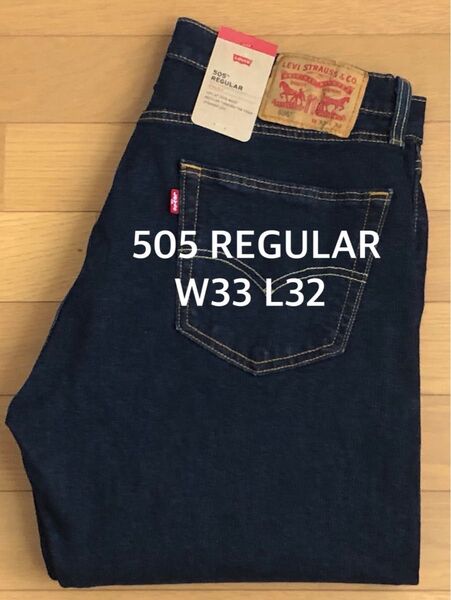 Levi's 505 REGULAR FIT RINSEY W33 L32