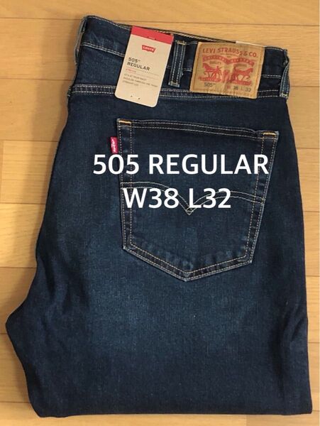 Levi's 505 REGULAR FIT SEQUOIA W38 L32