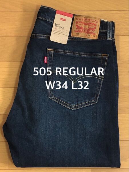 Levi's 505 REGULAR FIT SEQUOIA W34 L32
