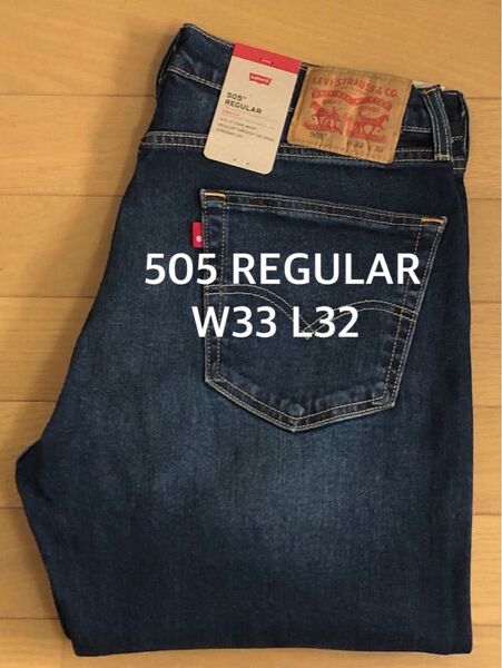 Levi's 505 REGULAR FIT SEQUOIA W33 L32