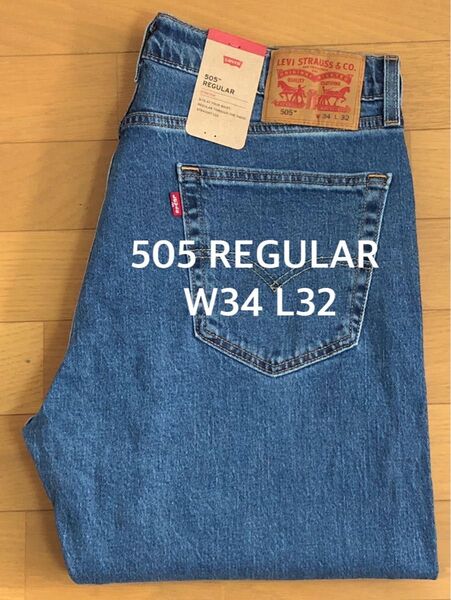Levi's 505 REGULAR FIT SUNSHINE W34 L32