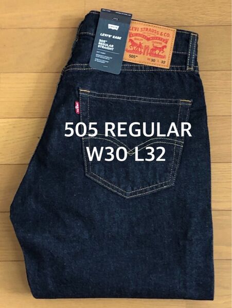 Levi's 505 REGULAR FIT HERE FOR YOU RINSE W30 L32
