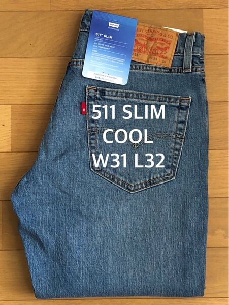 Levi's 511 SLIM FIT COOL MEDIUMINDIGO W31 L32