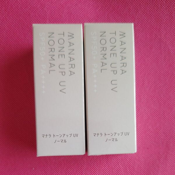 マナラ トーンアップUV (ノーマル) SPF50+ PA++++ 30mL 2本