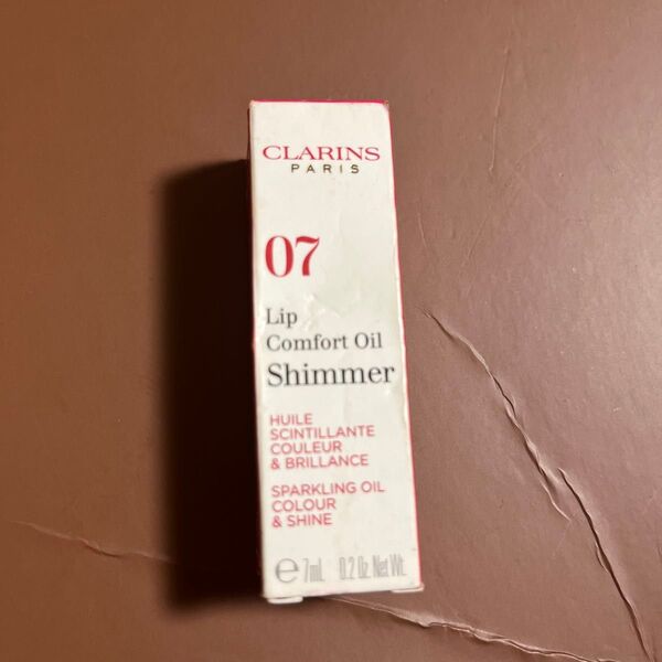 クラランス コンフォート リップ オイル シマー レッド ホット (07 RED HOT) 7ml CLARINS口紅 新品未使用