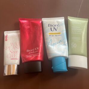 日焼け止めクリーム4点セット espoir Biore MEDIHEAL●画像参考に●