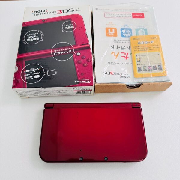 良品!Newニンテンドー3DS LL メタリックレッド