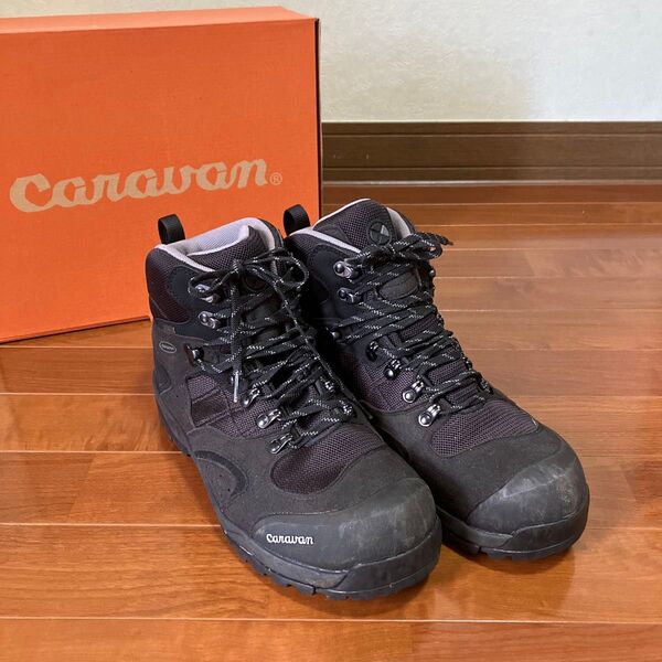 キャラバン 登山靴 トレッキングシューズ ブラック26.5センチ