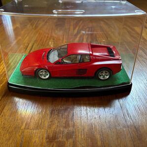 プラモデル 完成品 タミヤ 1/24 フェラーリ テスタロッサ ダイソーのケース付き
