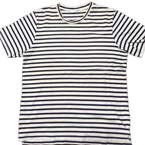 N.B. ボーダーTシャツ ネイビー×ホワイト