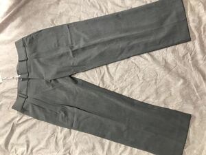 日本製 ワールド matrice 7部丈パンツ グレー色 未使用品　70s 80s 古着女子 元値13650円　くるぶしパンツ　ビジネスパンツ